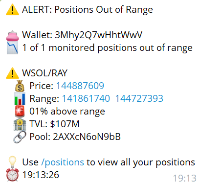 StayPool alert example